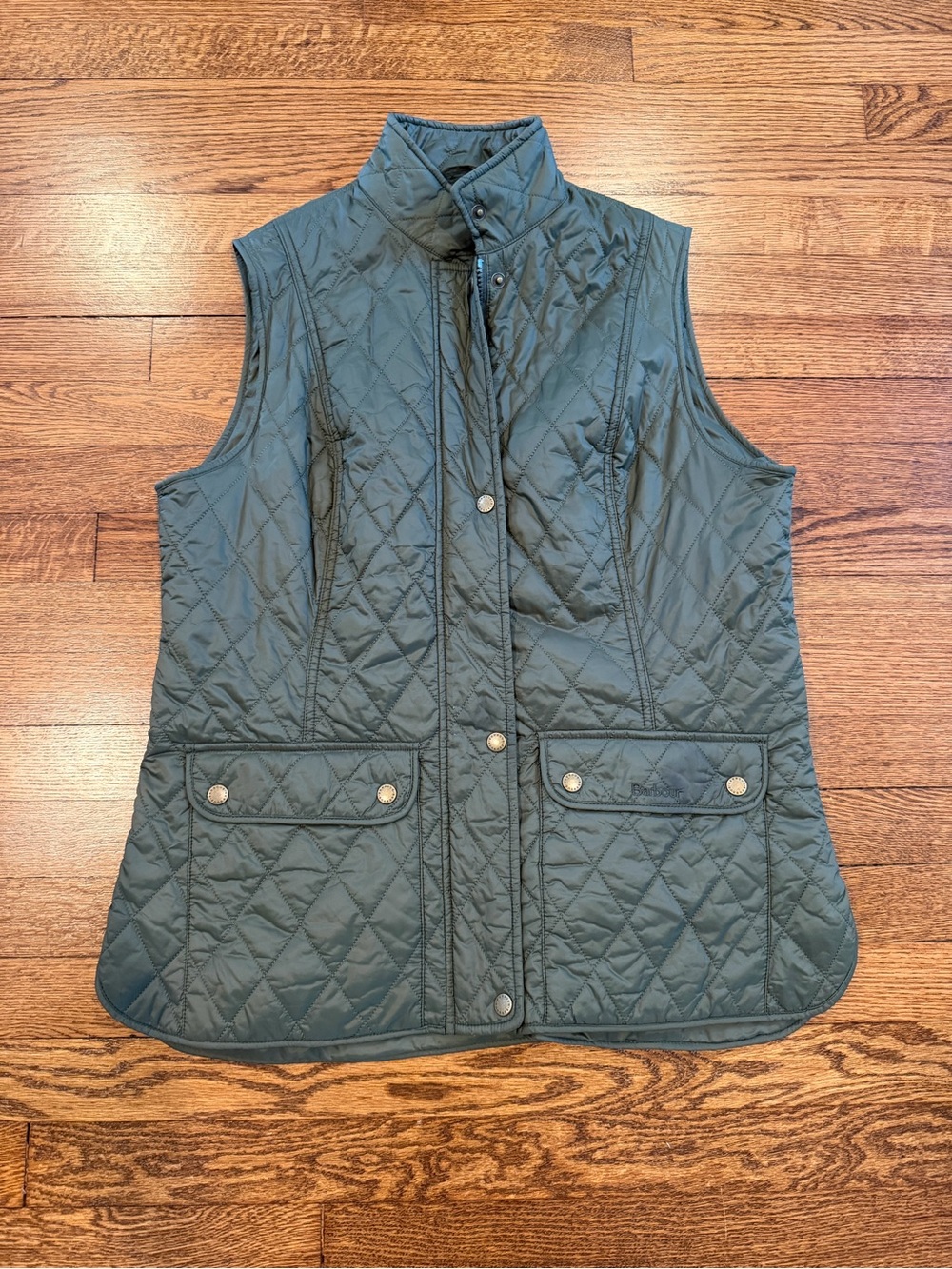 Barbour Olive Green Women’s Quilted Vest